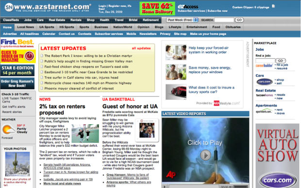 2009 StarNet homepage